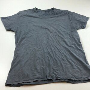 Fruit Of The Loom Pullover T Shirt Mens Gray V Neck Short Sleeve Size XL